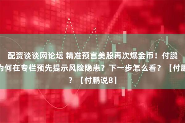 配资谈谈网论坛 精准预言美股再次爆金币!付鹏详解为何在专栏预先提示风险隐患?下一步怎么看?【付鹏说8】